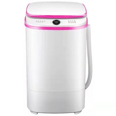 SURBORT 미니 세탁기 양말 속옷 세탁기 기숙사 소형 세탁기, 핑크_pink