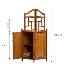 삼각코너장 모서리 삼각수납장 모던 심플 거실 벽코너선반 캐비닛 신중국식 코너장 거, 문구석을 거느리고 네 층을 짓다