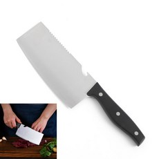 키친 주방 중식도 주방칼 식칼 중식칼 블랙 셰프나이프 양배추칼 중식도칼 깍둑썰기, 1개