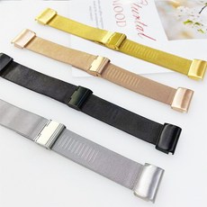 Garmin 스마트 시계 26 22 20mm 스테인레스 스틸 스트랩 Frenzy 6X 6 6S Pro 7X 7 스트랩 Frenzy 5 5X 5S 플러스 스마트 시계 Milanese, rose gold, For 26MM