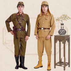 일본순사의상 제복 군복 옷 연극 순사 남성 공연 장교 군인, 1개, 군복 (대좌) 150키