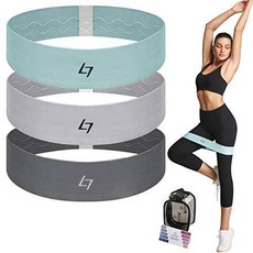 FITTIN 천 Booty 밴드- Non 슬립 저항 밴드 3 팩 세트 다리 and Butt 휴대용, 상세내용참조, 상세내용참조, 상세내용참조