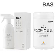 BAS 가정용 에어컨 탈취제 + 인덕션클리너 벽걸이 천장용 스탠드 자동차 세정제 냄새 곰팡이 제거 피톤치드향 하이라이트 주방청소 청소티슈, 1개