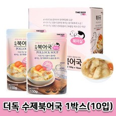 더독 삼계탕 삼계죽 오리탕 오리죽 북어국X10개 반려동물 보양식 반려동물영양식, 10개, 북어국