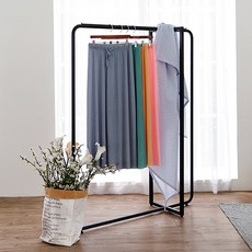 지엔 주문 제작행거 옷가게 의류매장 인테리어 튼튼한 고급 디자인 행잉 스탠드 옷걸이, 06. 아이보리