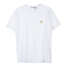 [메종키츠네] [명품] 모노크롬 폭스 헤드 티셔츠 IU00149KJ0008 WH IU001