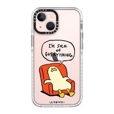 CASETiFY 임팩트 케이스 iPhone 13 Mini - Melting Duck By SSEBONG - 클리어 프로스트