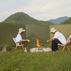 캠핑 차박 스크린 타프 가림막 바람막이 사이드월, 가림막4M 크림