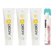 아이오바이오 프로폴리스 P 불소 잇몸 치약 칫솔