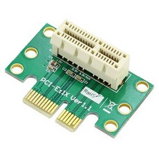 [해외] PCIE PCI EXPRESS X1 어댑터 라이저 카드 PCI E PCIE X1 TO X1 슬롯 변환 카드 90도 1U2U 서버 섀시, 상세내용표시, 상세내용표시