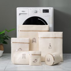 무형광세탁망 세탁망 속옷세탁망 6종set