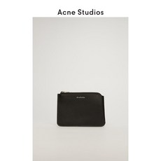 Acne Studios2020 새로운 블랙 암소 가죽 컴팩트 지퍼 지갑 동전 지갑 CG0104900