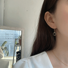 도금링귀걸이
