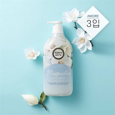 해피바스 매그놀리아 에센스 바디워시 900g 3개, 옵션/매그놀리아 에센스 바디워시 900g x3