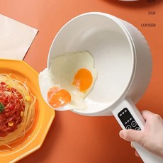 분리형 멀티쿠커 전기냄비 다기능 전기 밥솥 세라믹 냄비 가정용 저전력 학생 기숙사 국수 스프 찜기 포함 220V, 2.manual no steamer EU