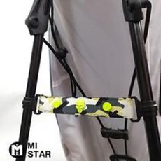 미스타골프 형광해골 스탠드백 레그홀더/ MISTARGOLF, 형광핑크, 1개 - 스탠드백레그홀더