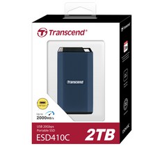 트랜센드 ESD410C Gen2x2 외장 SSD (2TB) 파인인포 (아이폰 ProRes 4K/60fps 완벽지원)