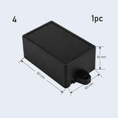 흰색 방수 ABS 플라스틱 프로젝트 박스 보관 케이스 하우징 계기 인클로저 전자 용품 1PC, 1pc style 4, 12 style 4