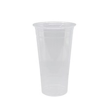 테이크아웃컵 일회용 플라스틱 투명 아이스 600ml 22온스 92파이 PET컵 (100개)1개, 100개입, 1개
