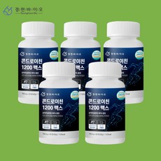 경현바이오 관절엔 콘드로이친 1200 뮤코다당 단백 저분자 HACCP 인증, 5개, 60정