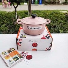르쿠르제 [정품] x 디즈니 콜라보 18cm 5colors 르쿠르제냄비 르쿠르제무쇠냄비 미키마우스, 3)옐로우