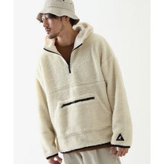 KANGOL 캉골 후리스 집업 후드 아노락 리버시블 뽀글이 남여 공용 커플