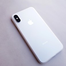 무지크 아이폰 XS XR 케이스 나노스킨 초슬림 PP 매트 반투명