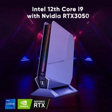 미니컴퓨터 고사양미니PC 12 세대 게이머 PC 코어 i912900H i7 12700H Nvidia RTX3050Ti 8G 미니 데스크탑 컴퓨터 2 HDMI 1 C타입 25G LA, 36.16G RAM 1TB PCIe40 - i5 124 - i912900