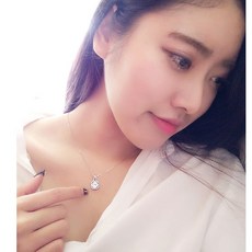 스퀘어다이아몬드목걸이