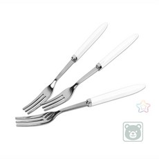 꼭필스 스텐 티포크 3P 고급포크