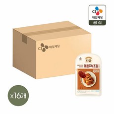 다담 매콤두부조림 양념 140g x16개, 16개