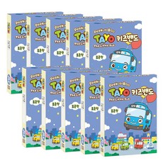 꼬마버스 타요 키즈밴드 일반형 20매입 x10개 캐릭터, 단품