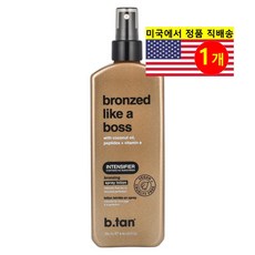 b.tan 브론징 라이크 어 보스 코코넛 펩타이드 셀프 태닝 스프레이 로션, 1개, 250ml