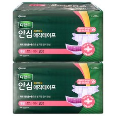 디펜드 성인용기저귀 안심 매직테이프 겉기저귀, 20개입, 2개
