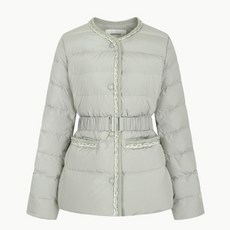 나이스크랍 나이스클랍 밴딩벨트 테잎배색 구스다운 점퍼(A234PWD903)MT1