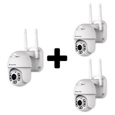 글로벌아이넷 로보뷰P2 3세트 홈 IP 카메라 CCTV 3.6mm 200만화소 WHP2+3, 01. 로보뷰 P2+3