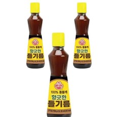 오뚜기 향긋한들기름 320ML 만능소스 가정식 맛있는 반찬 황금레시피, 3개