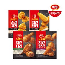 하림 누룽지 치킨 세트 (순살치킨+치킨텐더+치킨다리+윙스틱), 1개