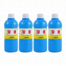 메탄올 메틸 메칠 공업용 알코올 알콜 피부소독 금지 400ml 4개