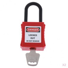 STK2xsafety 보안 잠금 장치 자물쇠 모양의 나일론 38mm 걸쇠 2