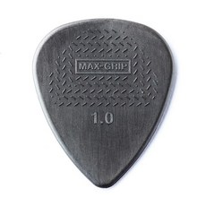 JIM DUNLOP Max Grip 나일론 표준 1.14mm 기타 픽 24팩 (449F114) 미국 410298, 1.0mm, 1개