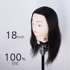 천혜사 MEW-S 시험모덧가발 인모18인치 100국가고시용, 단일상품, 단일상품