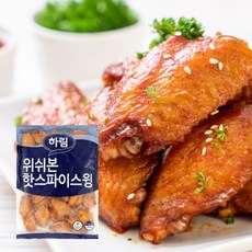 [하림] 위시본핫스파이스윙 1000g x 2팩, 1kg, 2개