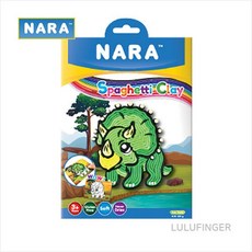 [룰루핑거] NARA 스파게티 클레이 트리케라톱스 23.5x17x0.5cm (100g) 1A-01-318