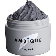 AMBiQUE 클레이팩 남성용 앰비크 진흙 팩 모공 얼룩 블랙헤드 피지 세안 스크럽 저자극, 1개