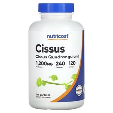 Nutricost 시서스 600mg 캡슐 240정, Nutricost 시서스 600mg 캡슐..., 1개
