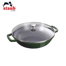 STAUB 스타우브 스몰웍 30cm 스몰팬 관부가세포함 독일직배송, 바질그린