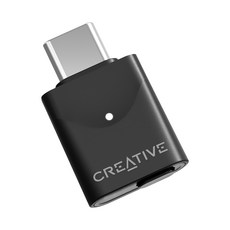 크리에이티브 Creative BT-W6 블루투스 5.4 LE AUDIO aptX 오디오 동글, `개, 블랙