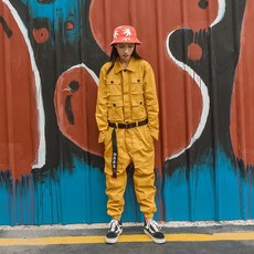 마른남자점프슈트