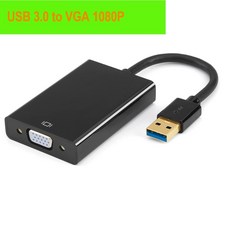 Displaylink 칩셋 USB3.0/USB2.0-VGA DVI 그래픽 어댑터 변환기 애플 맥북 프로 에어 미니 및 윈도우 win7/8/win10 용, USB 3.0 to VGA, choos model